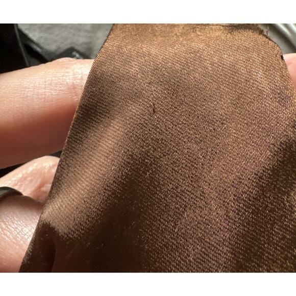 NBD Small Auriela Mini Dress Color Block Brown Black Sexy Low Cut Party READ - Picture 12 of 13